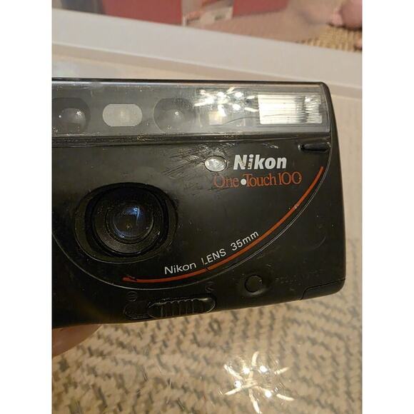 Nikon One Touch 100 35 mm Point & Shoot Film Camera Vintage Tested - Picture 2 of 16